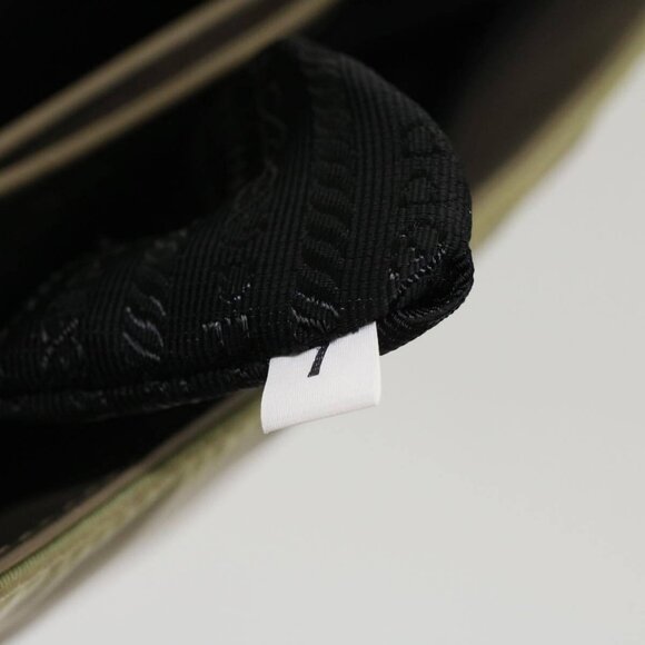 PRADA Shoulder Bag Nylon Khaki Auth cl771 - Picture 11 of 16